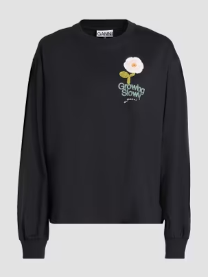 Embellished Cotton-Jersey Crewneck Sweatshirt