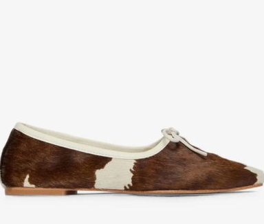 Jada calf-hair ballet flats