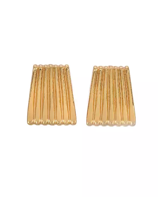Ribbed Earrings