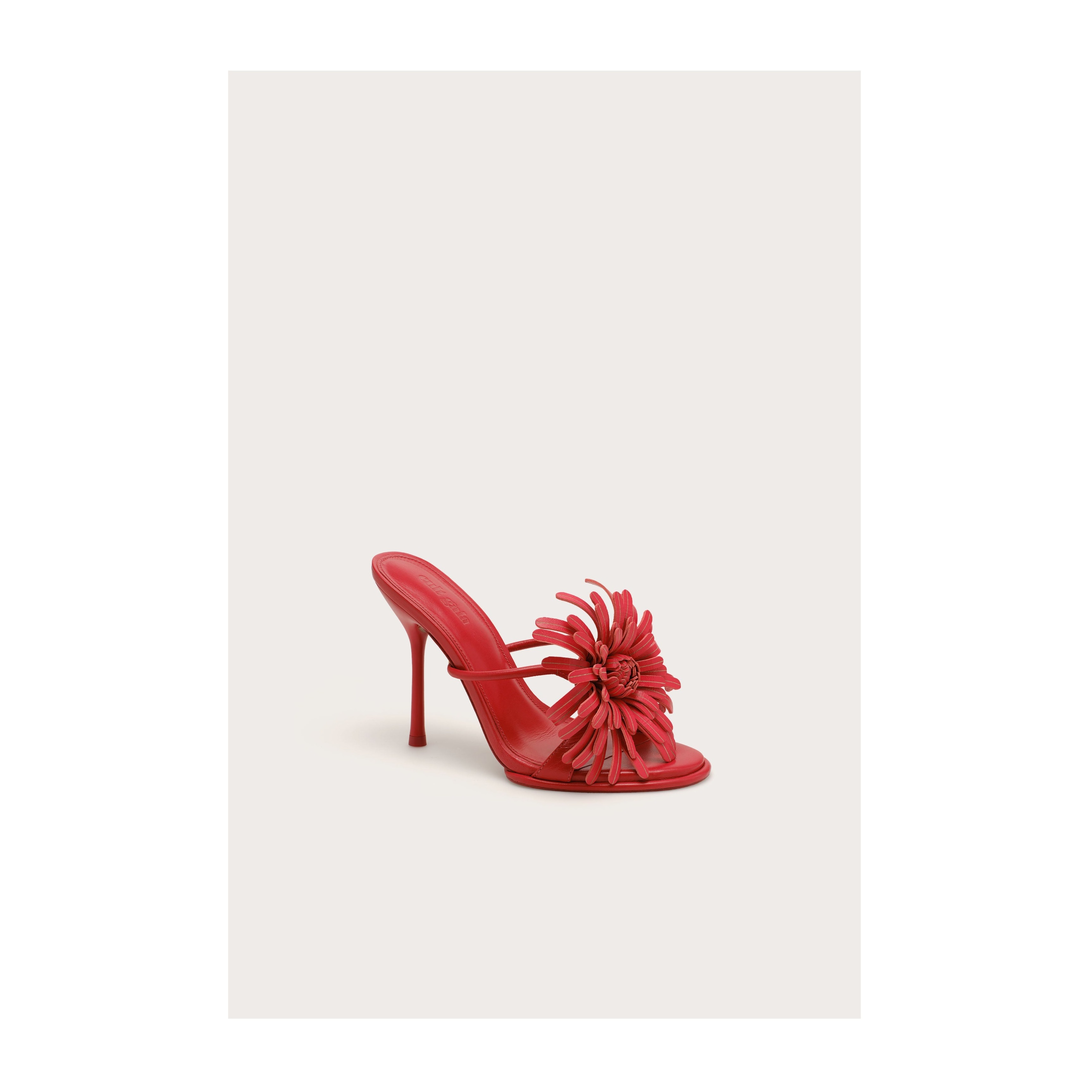 Carla Sandal in Vermilion