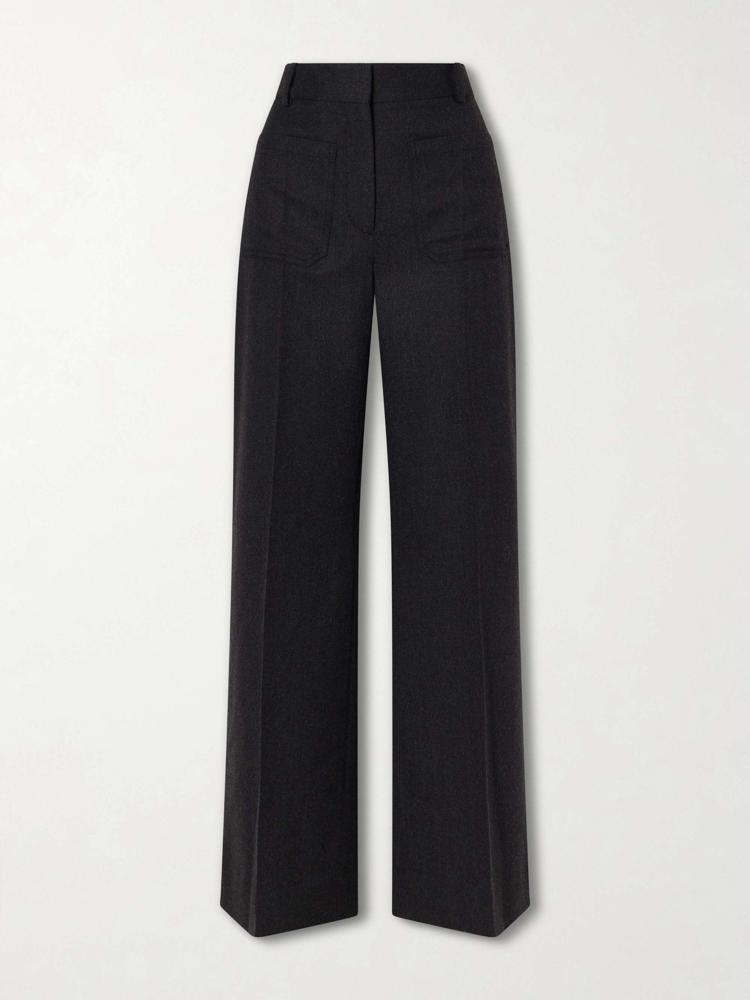 Alina wide-leg wool pants