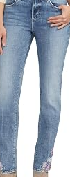 Women's Ruby Mid Rise Straight Leg Jeans