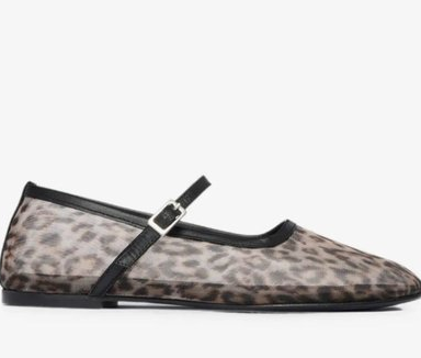 Laurel leopard-print ballet flats