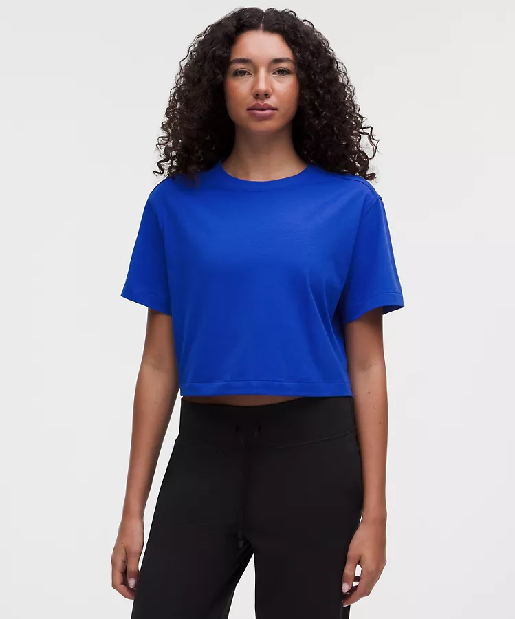 All Yours Organic Cotton Cropped T-Shirt