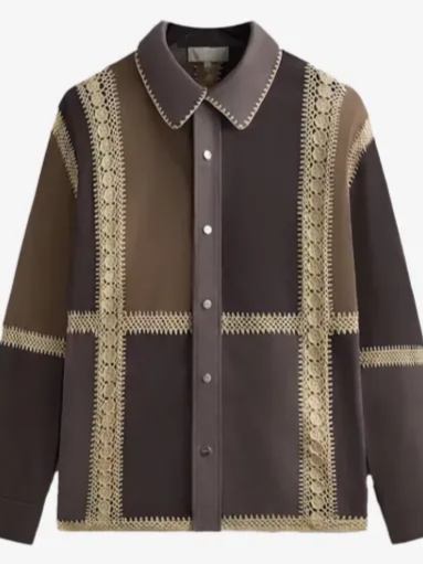 patchwork overshirt