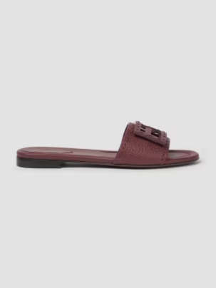 Baguette FF Leather Sandals