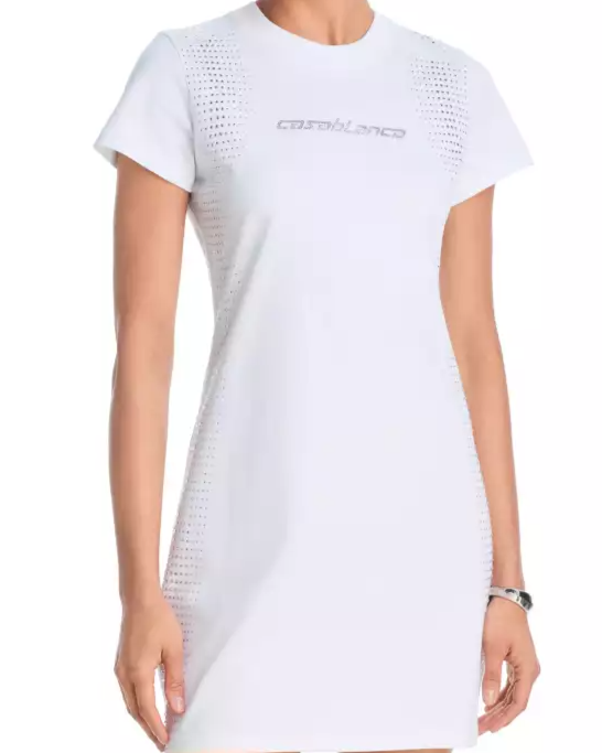 Crystal Embellished Tee Dress