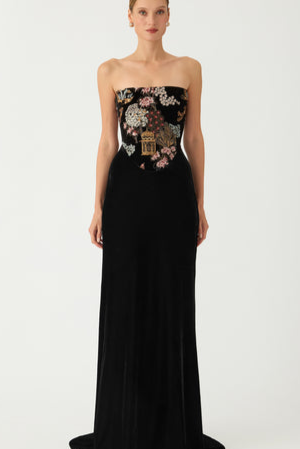 Isha Velvet gown