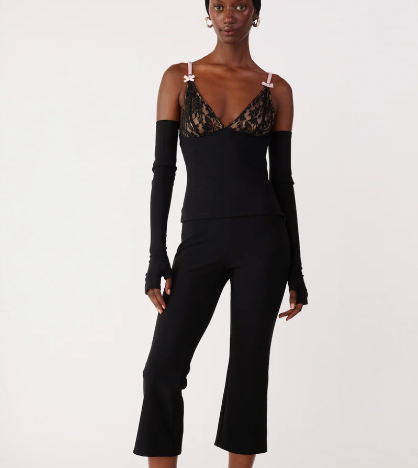 Basic Capri Knit Pant