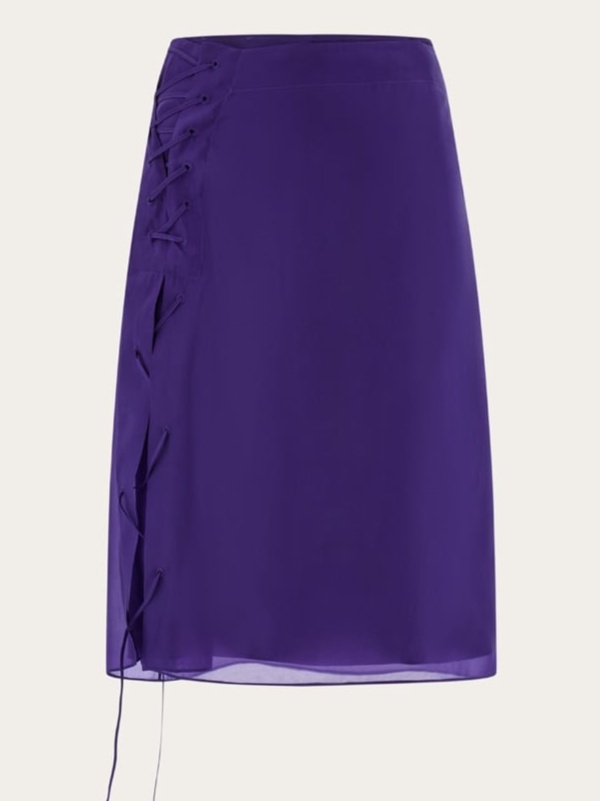 Organza skirt with string tie detail