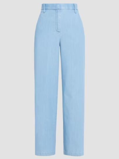 Denim Full-Length Trousers