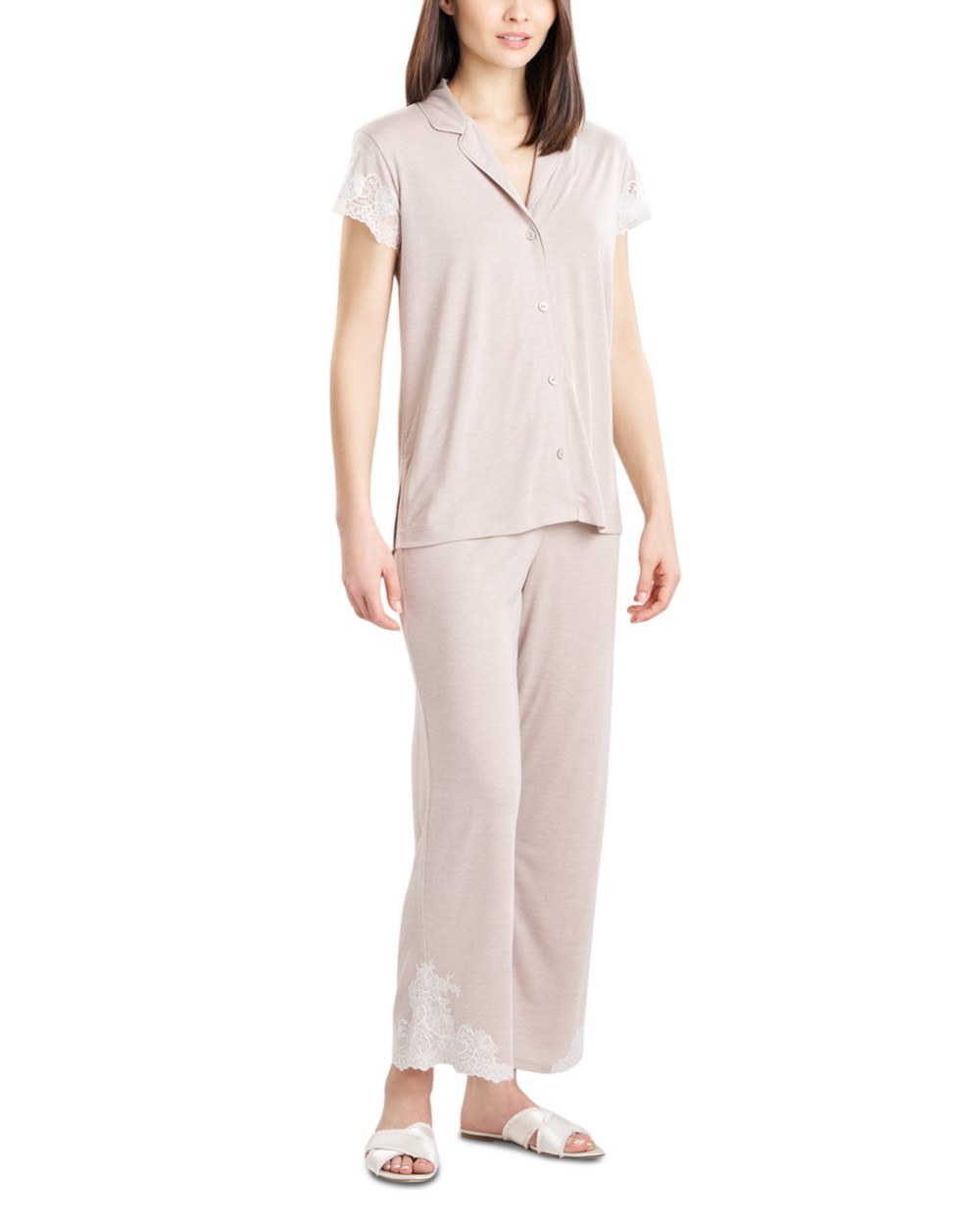 Luxe Shangri-La Cropped PJ Set