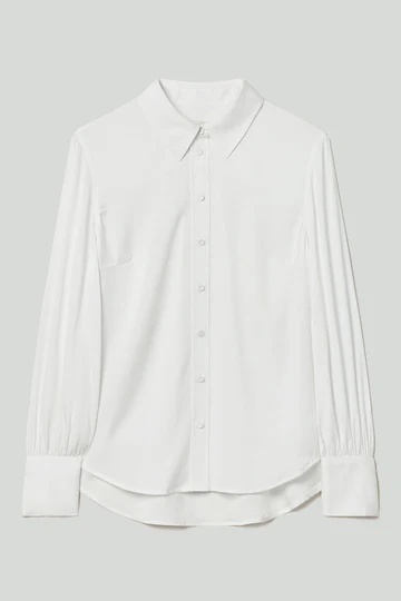 Blake Silk Shirt - Ivory