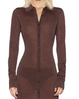 Devin Long Sleeve Shirt Dress