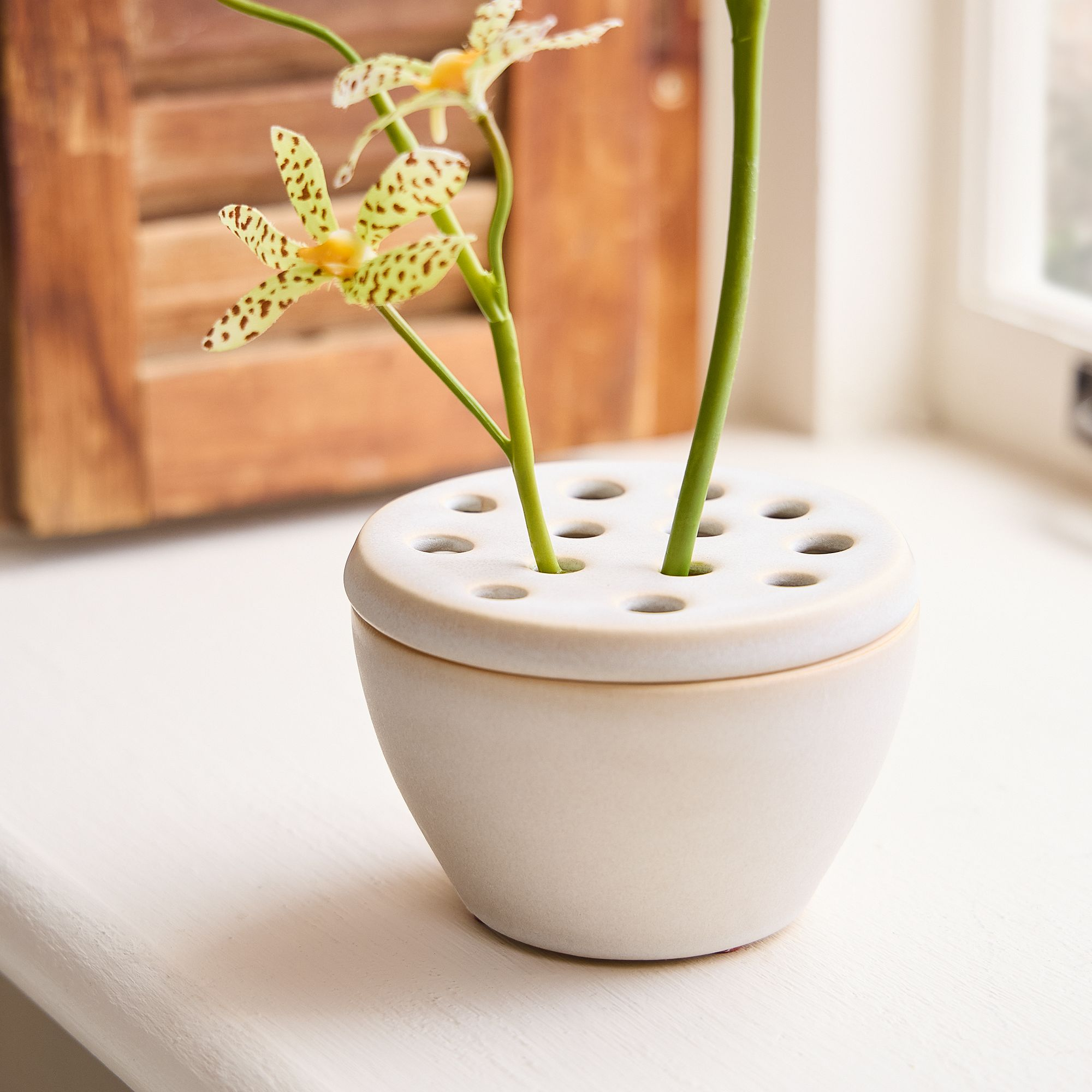 west elm Lidded Flower Frog