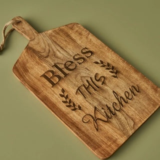 BELLA MAISON MARCIA MANGO WOOD SERVING BOARD