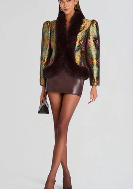 Delphira Brocade Jacket