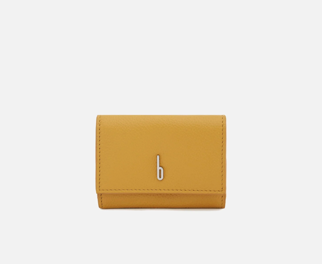 GINNI WALLET PEBBLE MUSTARD
