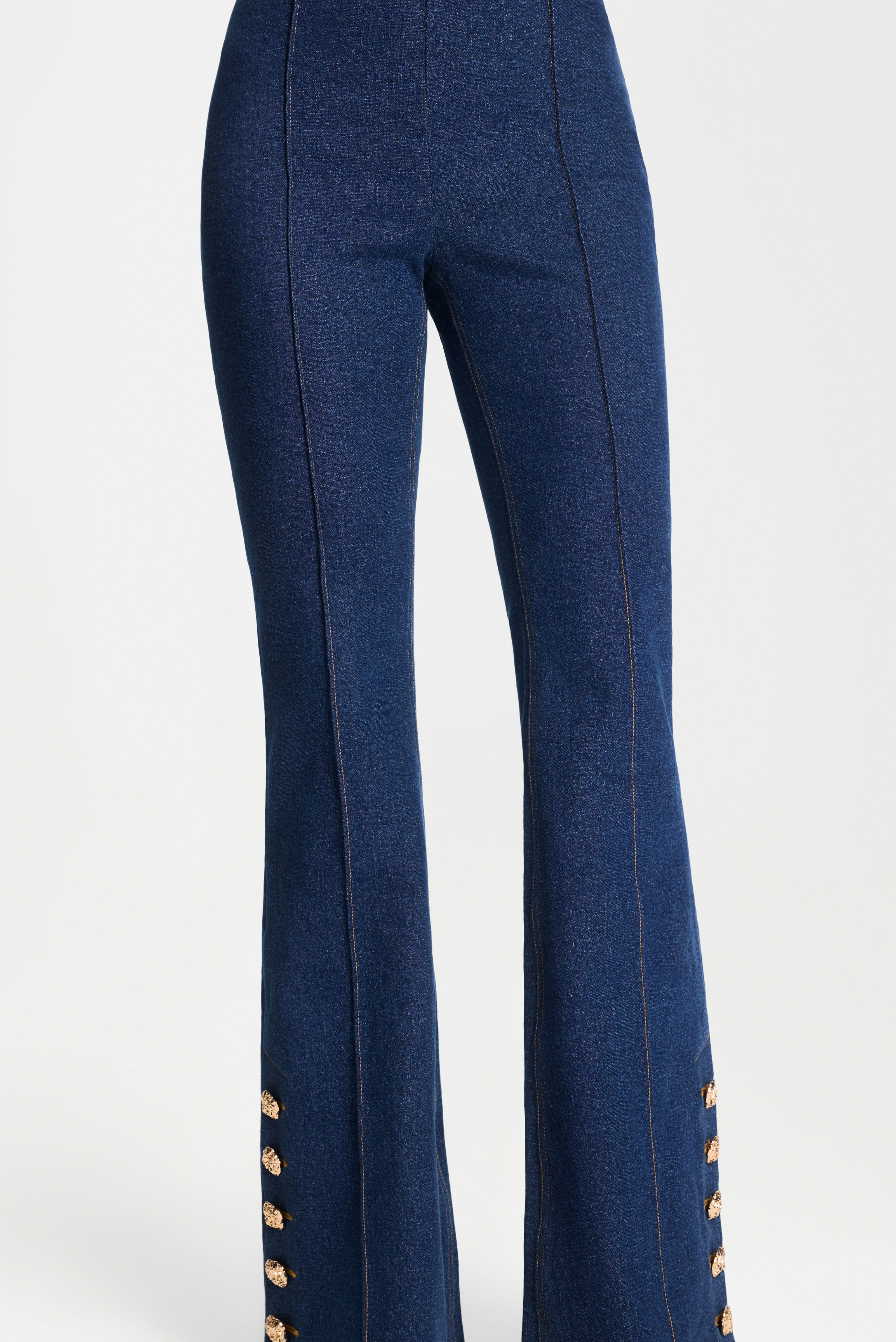 KENDRA DARK DENIM TROUSERS