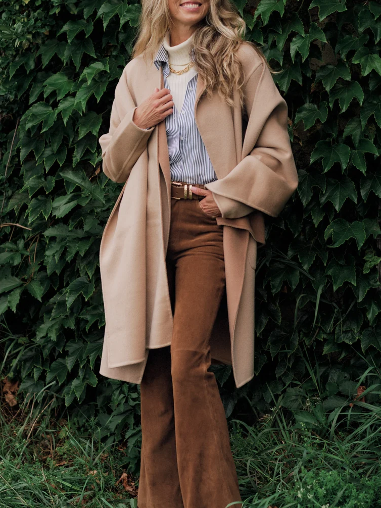 Maura Reversible Coat - Cinnamon Toast