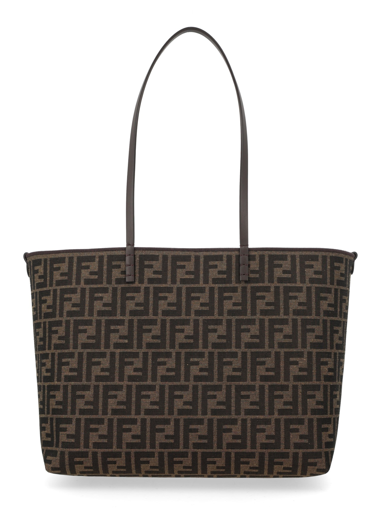 Fendi Borsa Shopper Reversibile Roll Medium In Tessuto FF