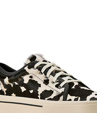 Ariat Women's Skylar Cow Print Calf Hair Platform Sneakers