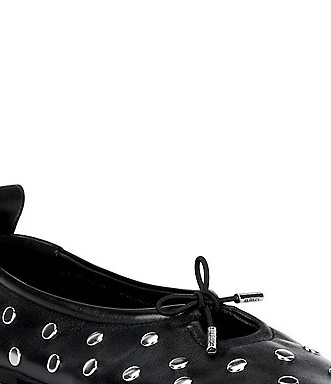 Rosalind Studded Vintage Leather Ballet Flats