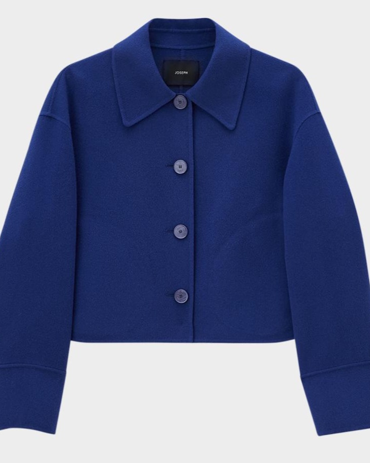 Gerrard Cropped Double-Face Wool Jacket