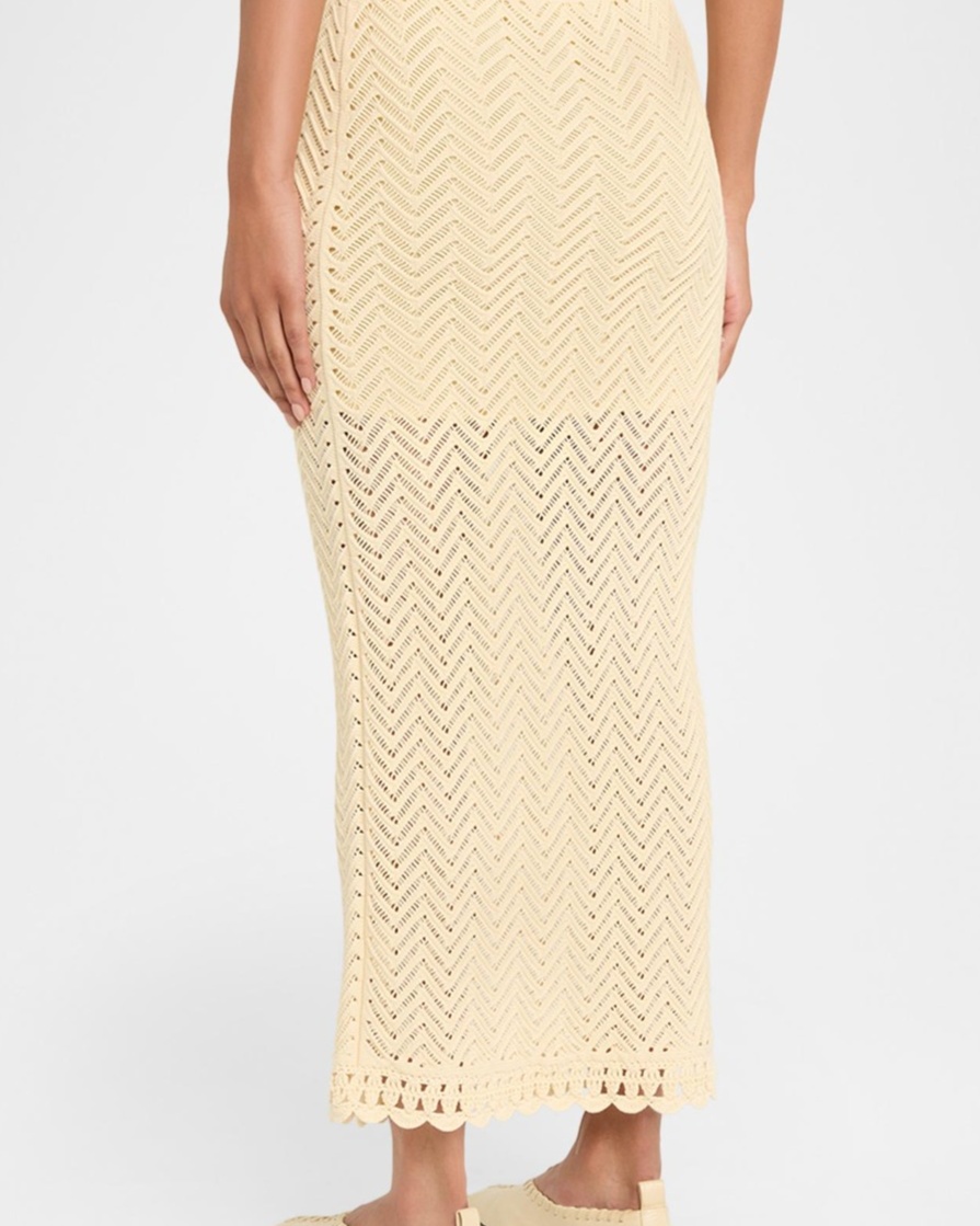 Siesta Open-Knit Maxi Skirt