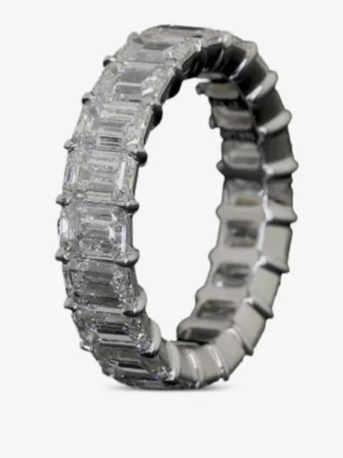 14K white gold Eternity diamond ring