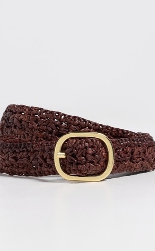 Raffia Loop Belt