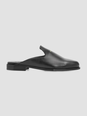Leather Loafer Mules