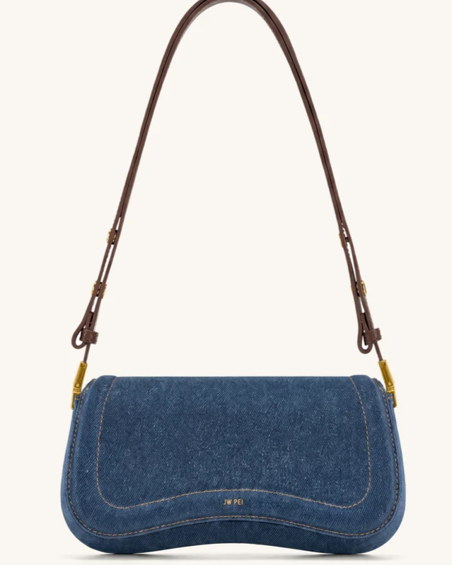 Joy Shoulder Bag - Dark Blue Denim