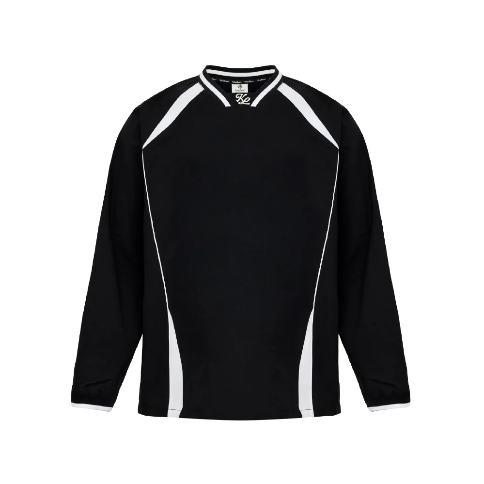 M _ (BLACK)Varsity Panel Longsleeve Jersey (6127002)