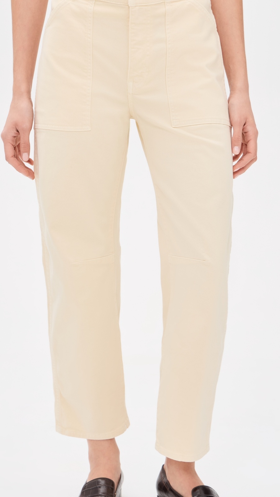 Madewell The Darted Barrel Leg Utility Pants