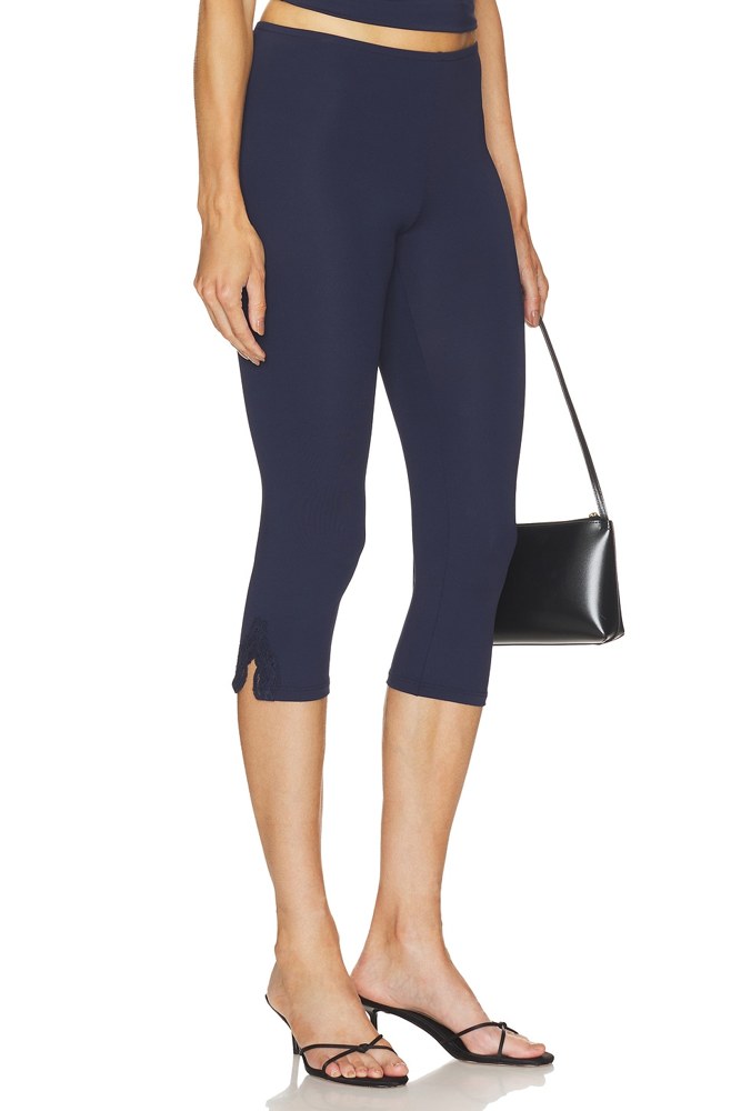 Capri Leggings - Navy