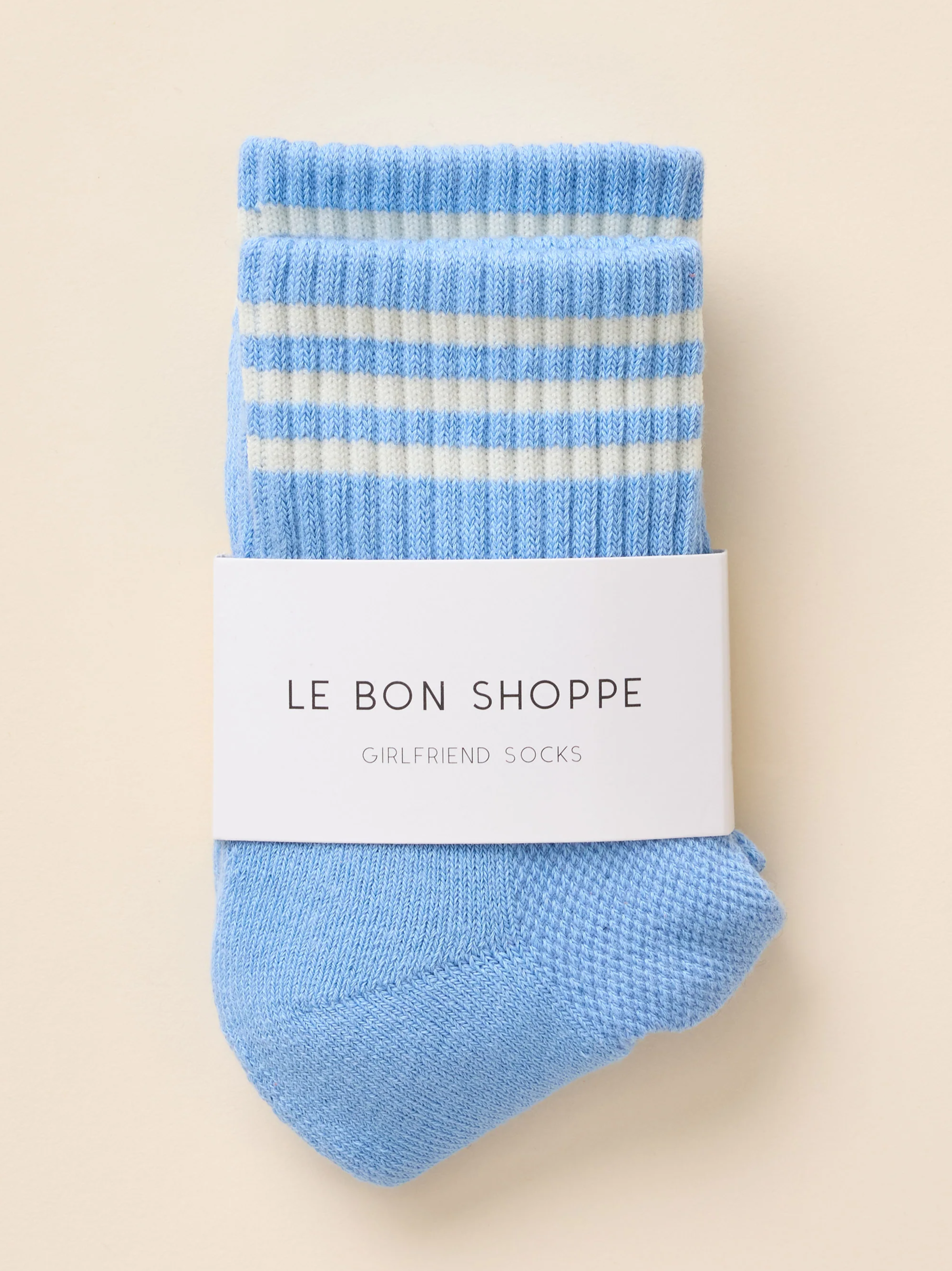 Le Bon Shoppe Girlfriend Socks - Parisian Blue