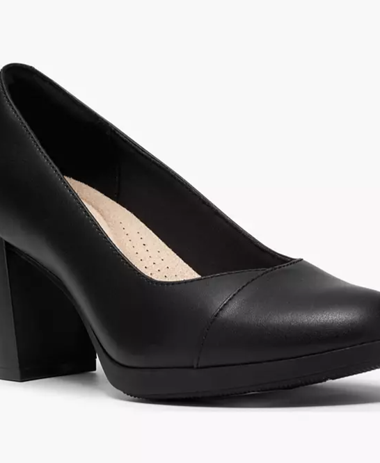 Women's Bayla Rae Block-Heel Round-Toe Comfort Pumps