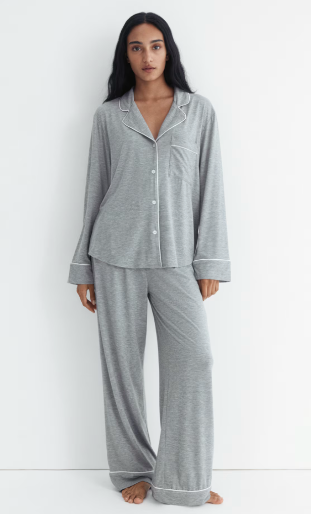 VISCOSE-BLEND PAJAMAS