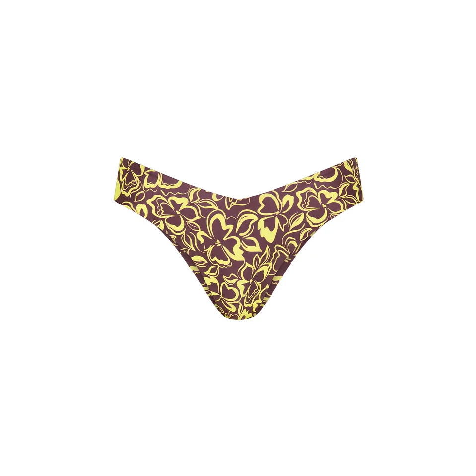 Cheeky V Bikini Bottom - Coconut Kisses
