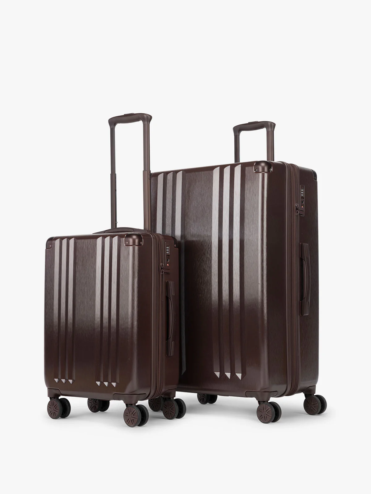 Ambeur 2-Piece Luggage Set in Walnut