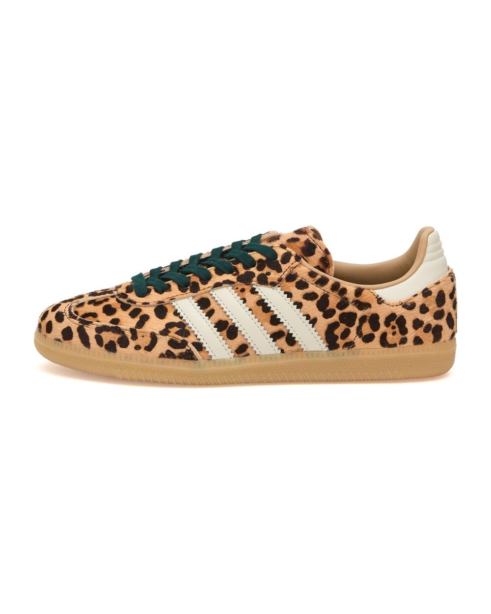 Samba OG Leopard Sneakers - Magic Beige, Ivory & Gum
