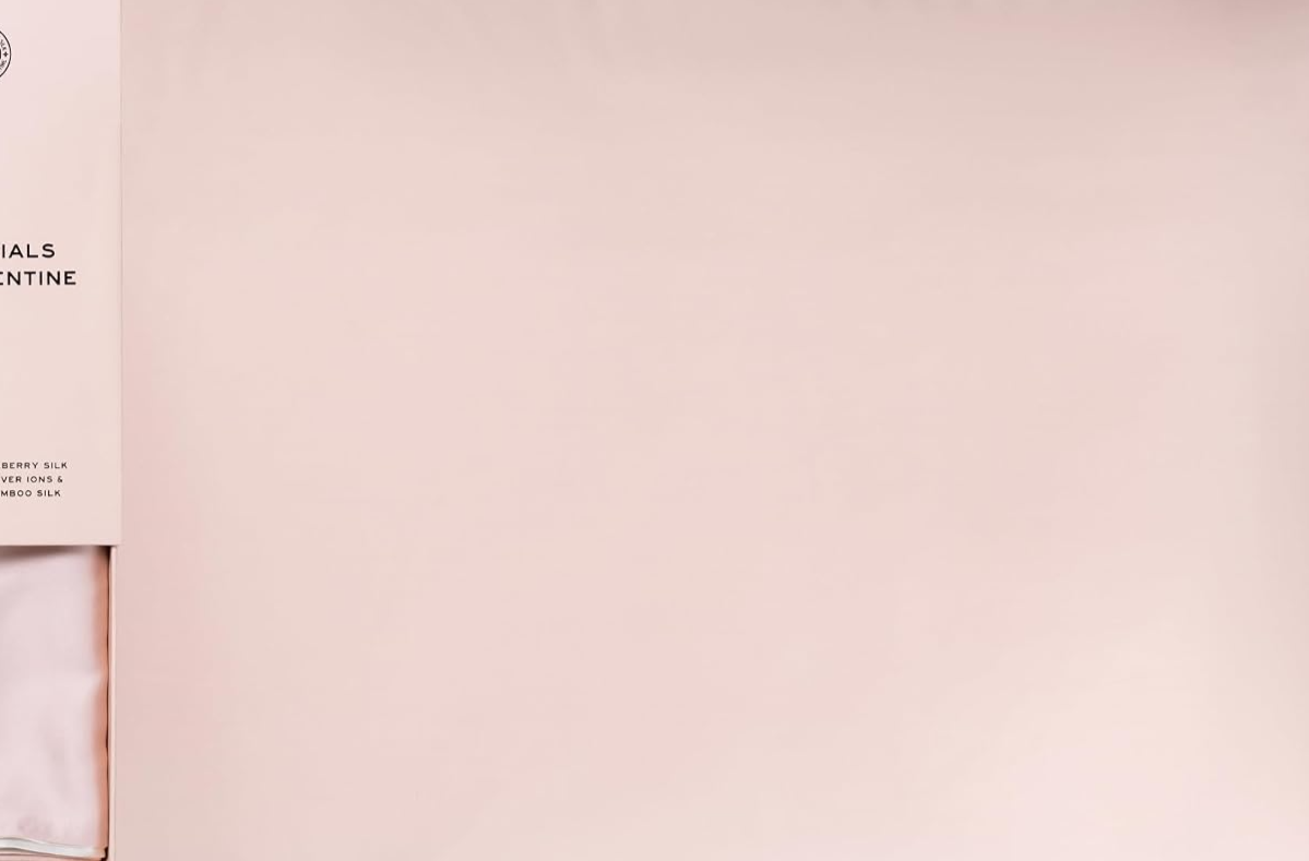 King Silk Pillowcase by Clementine Essentials, Ballet Pink, GOTS Organic