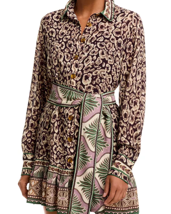 Leopard Belted Mini Dress - Exclusive
