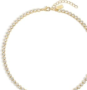 Bezel Tennis Necklace