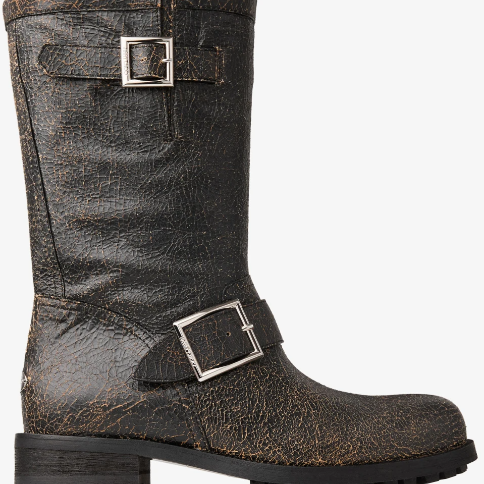 Biker Mid Black / Butterscotch