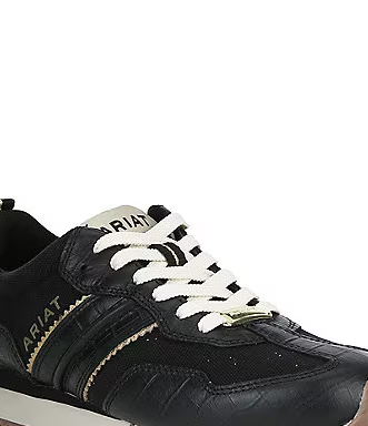 Ariat Women's Ranch Crocodile Embossed Runner Sneakers