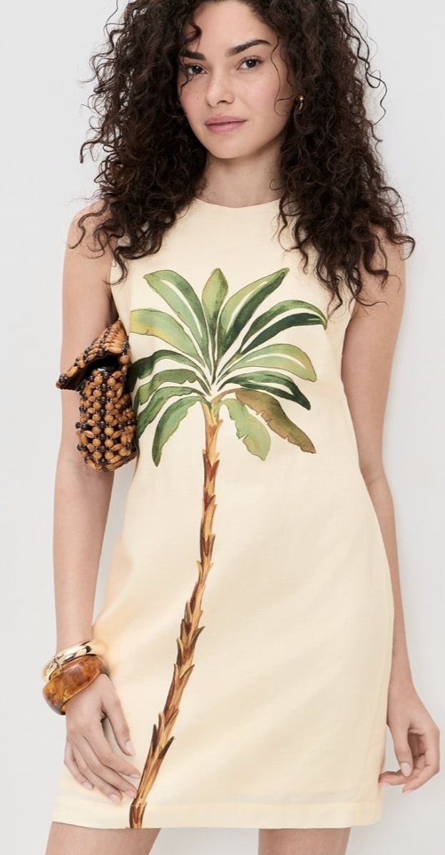 Tropical Print Mini Dress