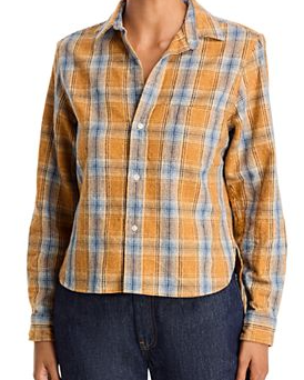 Silvio Cotton Untuckable Button Up Shirt
