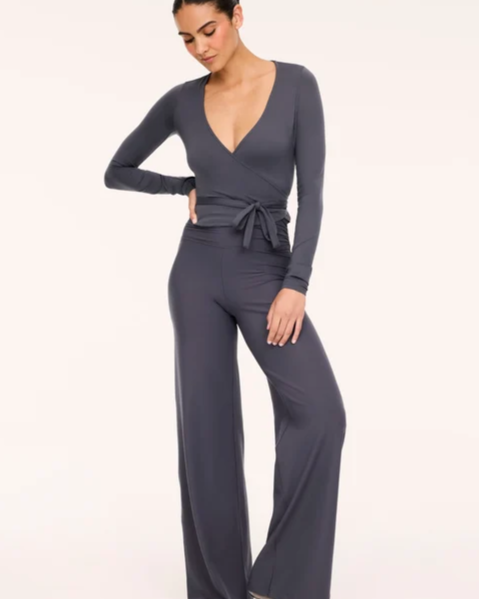 SPANXsmooth® OnForm Ruched Wide Leg Pant